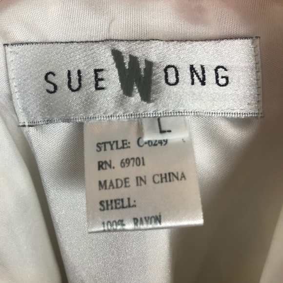 Sue Wong Ivory Lace Illusion Dress - Picture 12 of 13